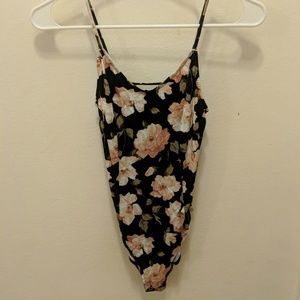 Floral body suit